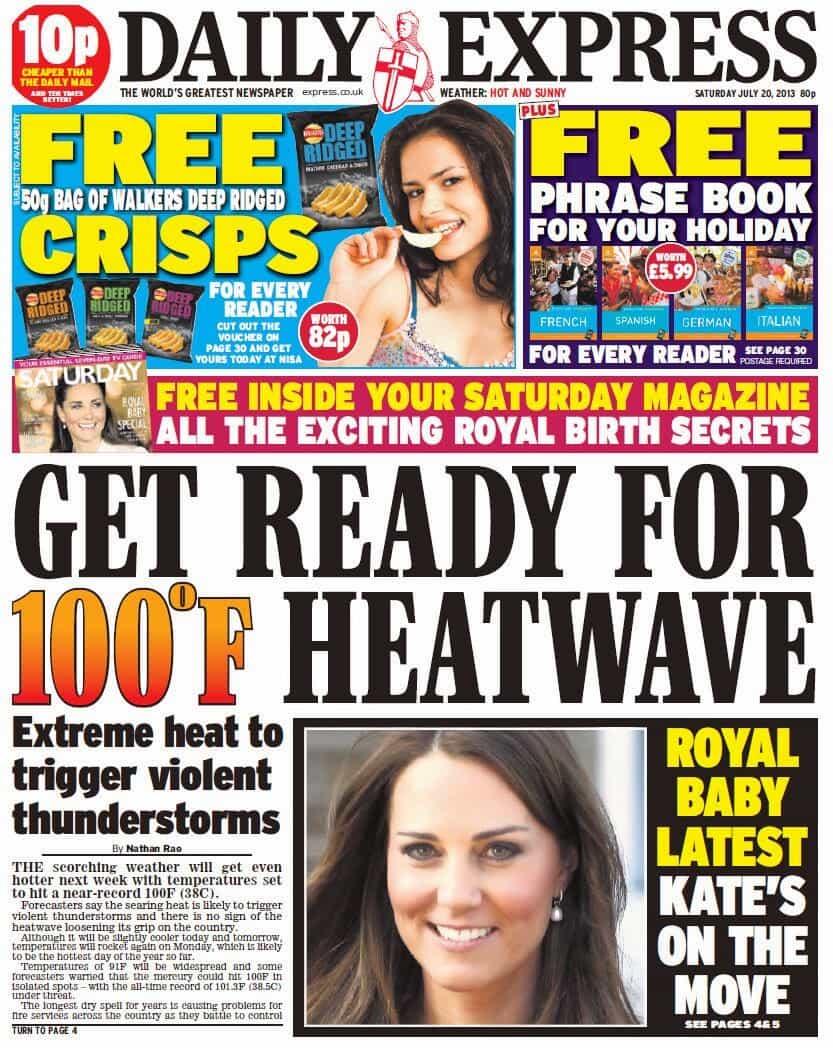 Cover Image for Daily Express Weather Headlines